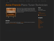 Tablet Screenshot of annefrancis.ca